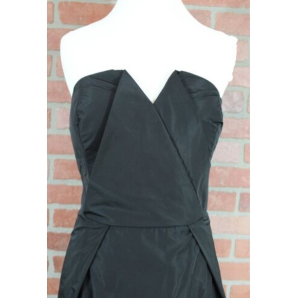 BCBGeneration Strapless Black Dress Size 12 - Picture 2 of 6